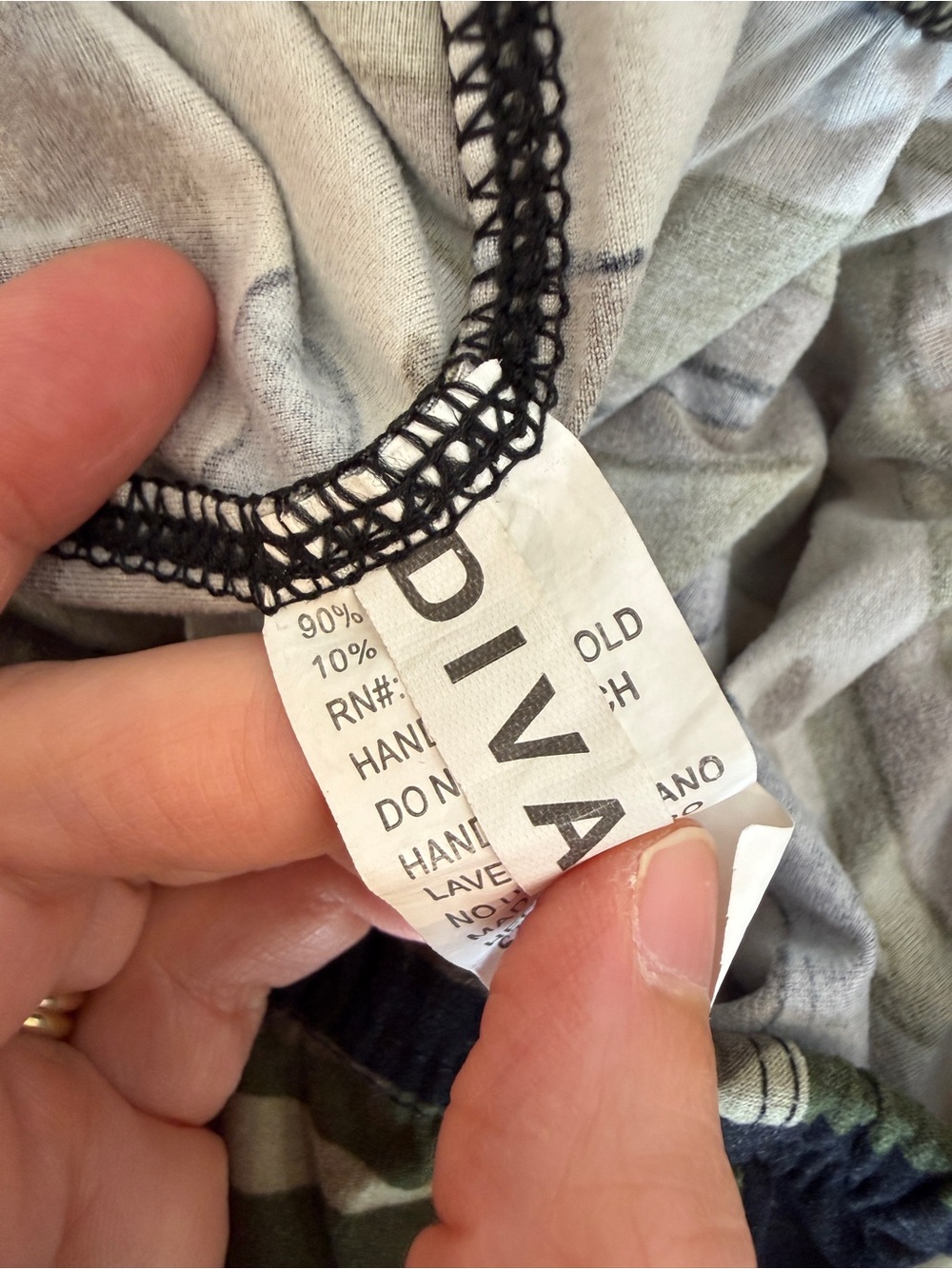 Diva Camo Leggings NWOT – One Size - Picture 3 of 4